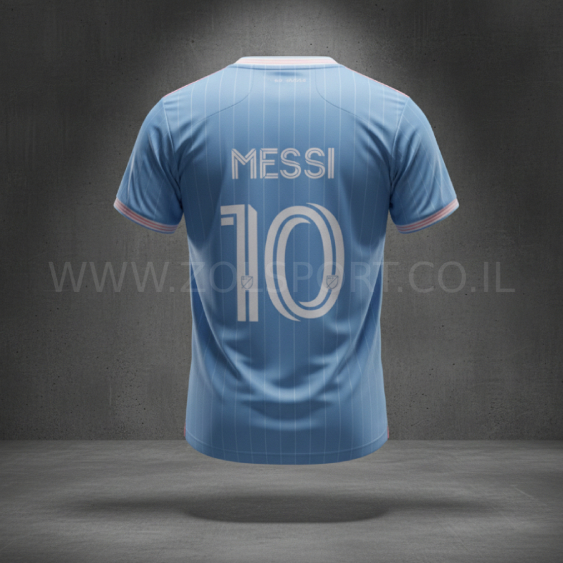 חליפות כדורגל מיאמי - מסי תכלת ורוד