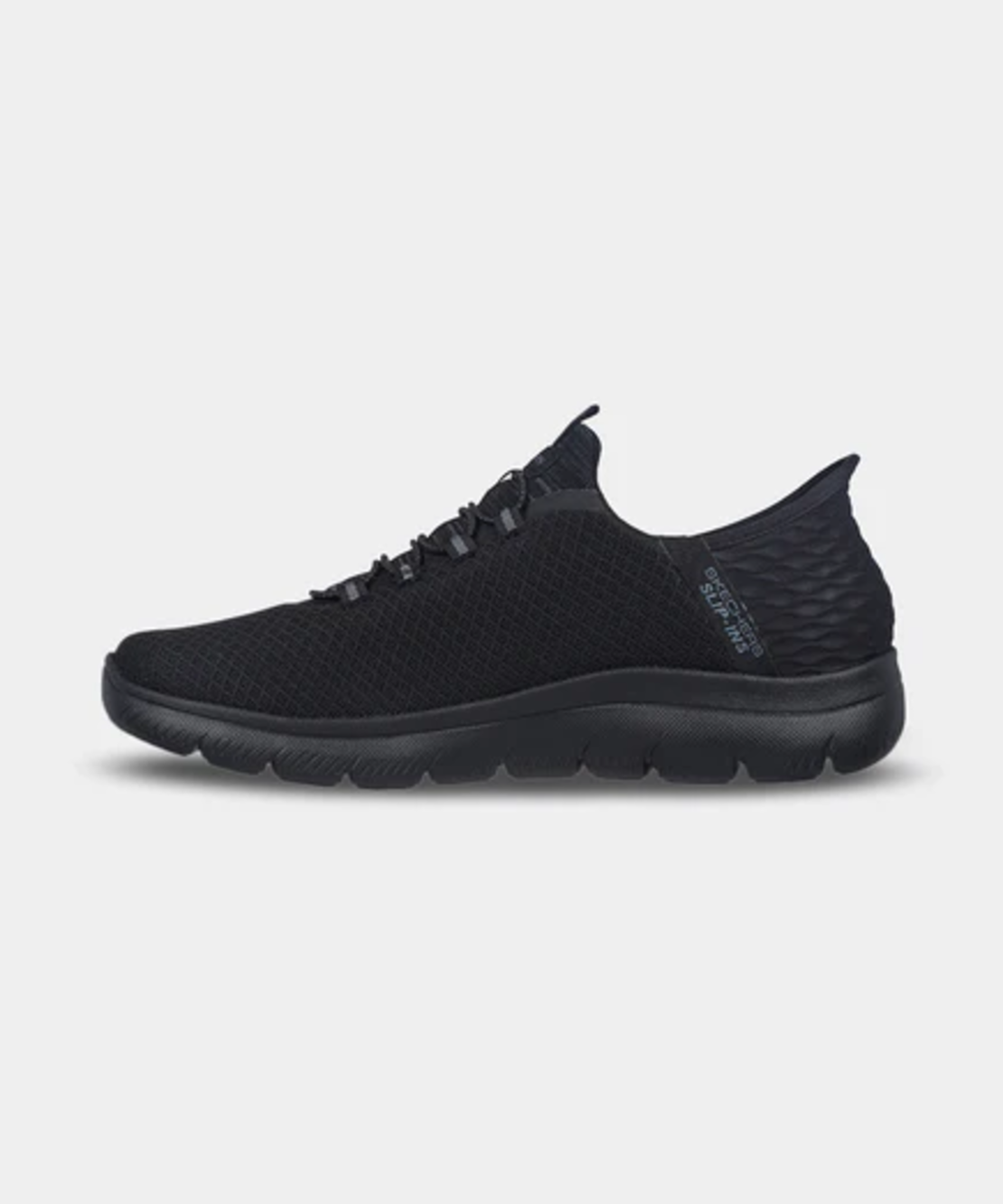 SKECHERS Summits SLIP-IN WIDE סקצ'רס גברים סליפ-אין רחב שחור
