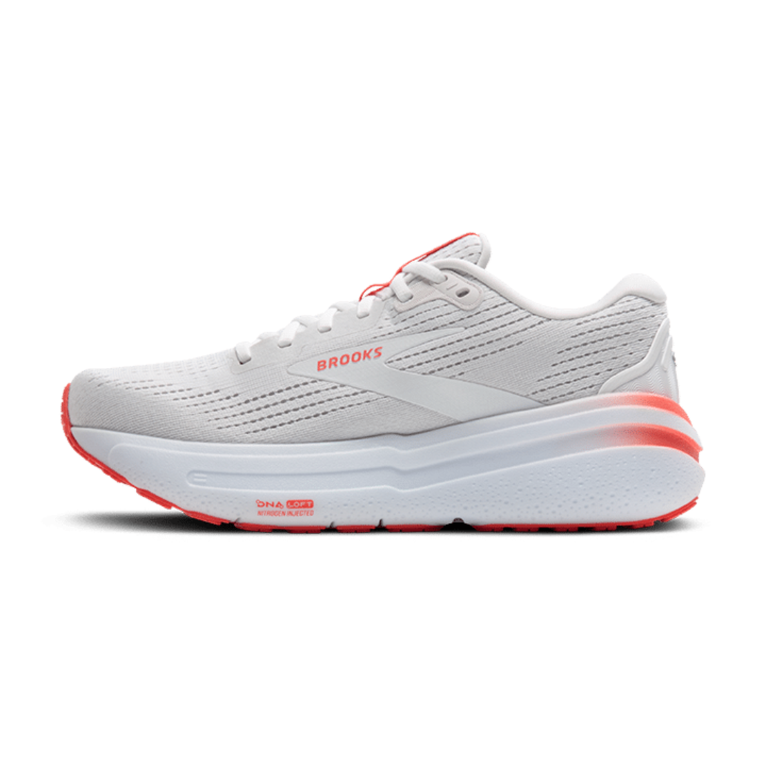 BROOKS GHOST MAX 2 ברוקס נשים לבן כתום