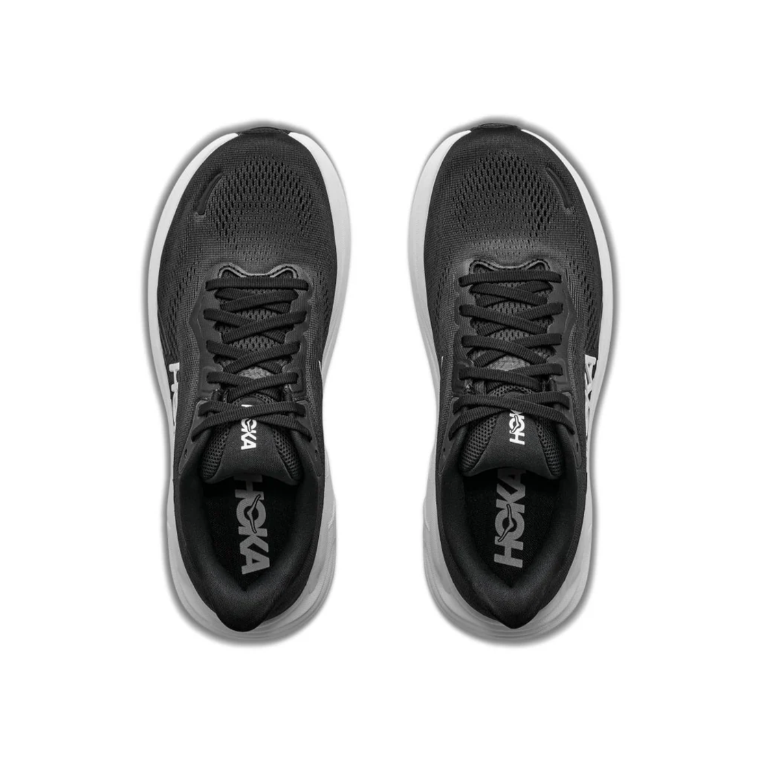 HOKA CLIFTON 11 WIDE הוקה נשים שחור לבן