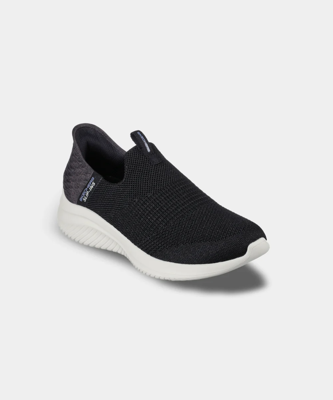 SKECHERS Slip in Ultra Flex 3.0 - Cozy Streak סקצ'רס נשים נעלי סליפ אין שחור לבן