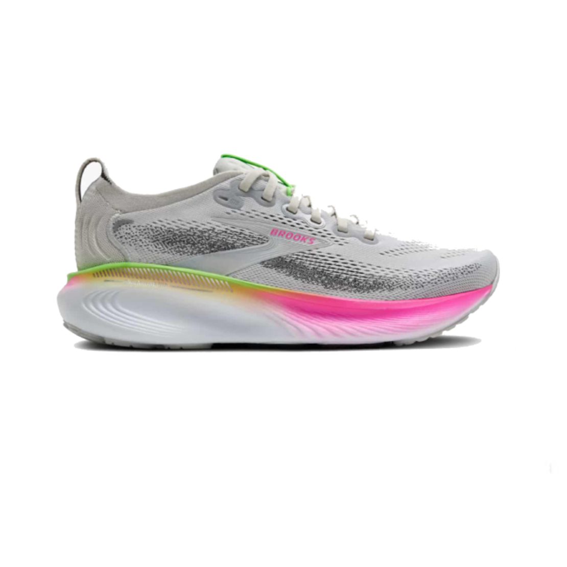 BROOKS ADRENALINE GTS 25 WIDE ברוקס נשים אפור ורוד