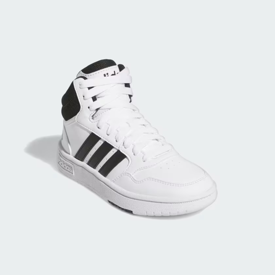 ADIDAS Hoops Mid אדידס ילדים לבן שחור
