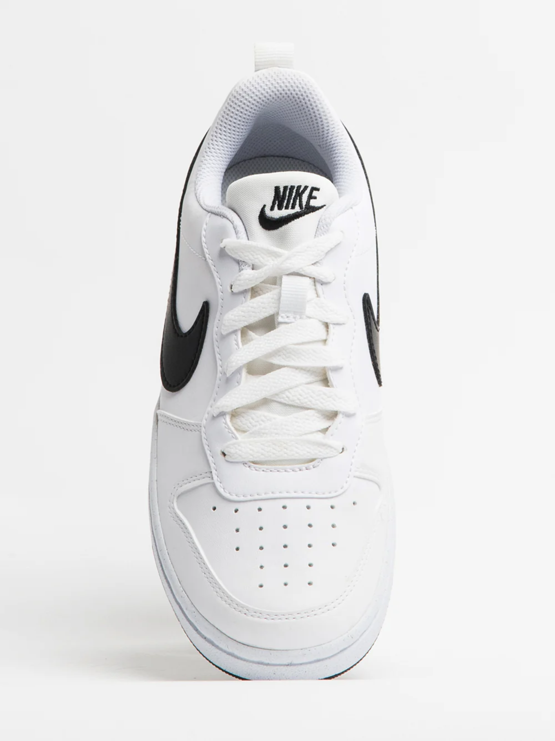 NIKE COURT BOROUGH LOW נייקי נוער/נשים לבן שחור