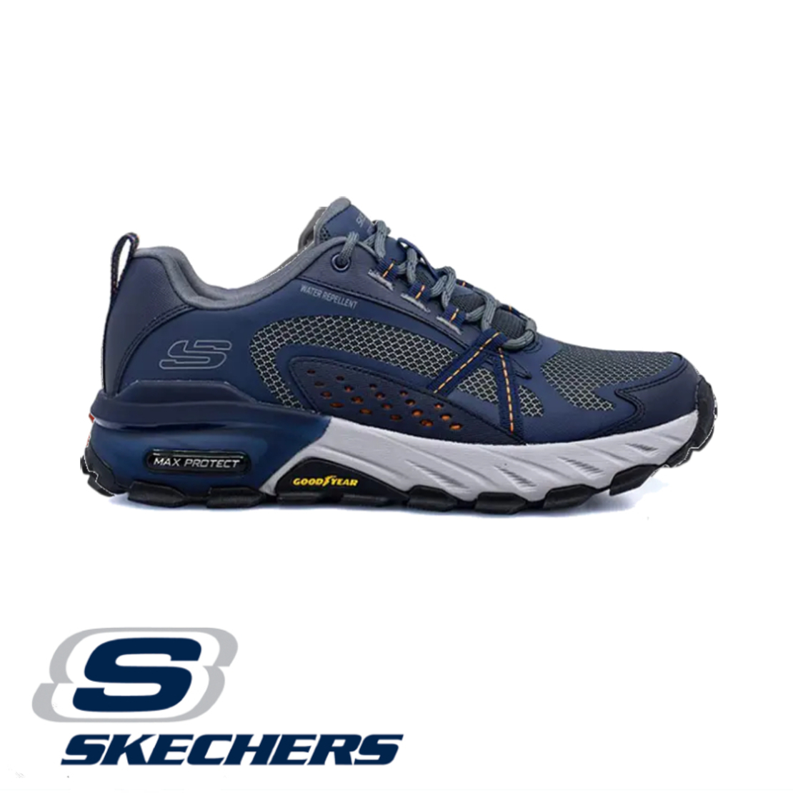 SKECHERS Max Protect נעלי שטח גברים כחול כהה