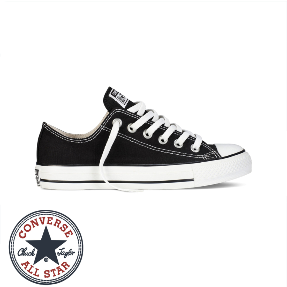 CONVERSE ALLSTAR אולסטאר שחור לבן נמוך