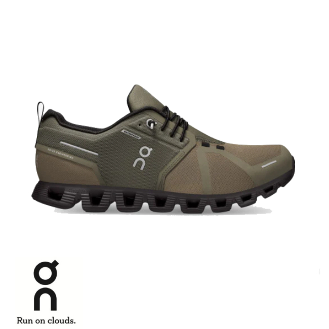 ON CLOUD 5 WATERPROOF און קלאוד גברים ירוק זית