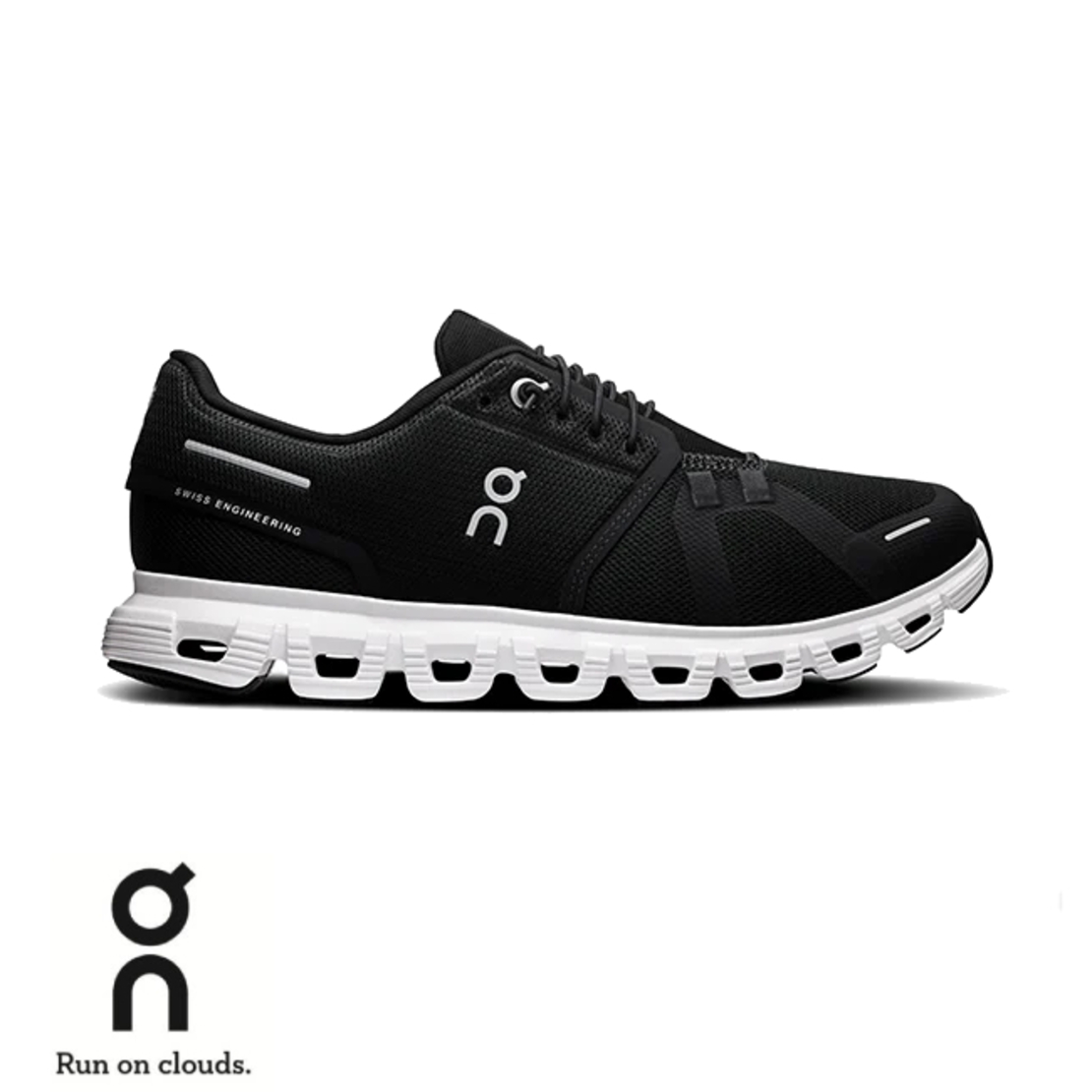 ON CLOUD 6 און קלאוד נשים שחור לבן