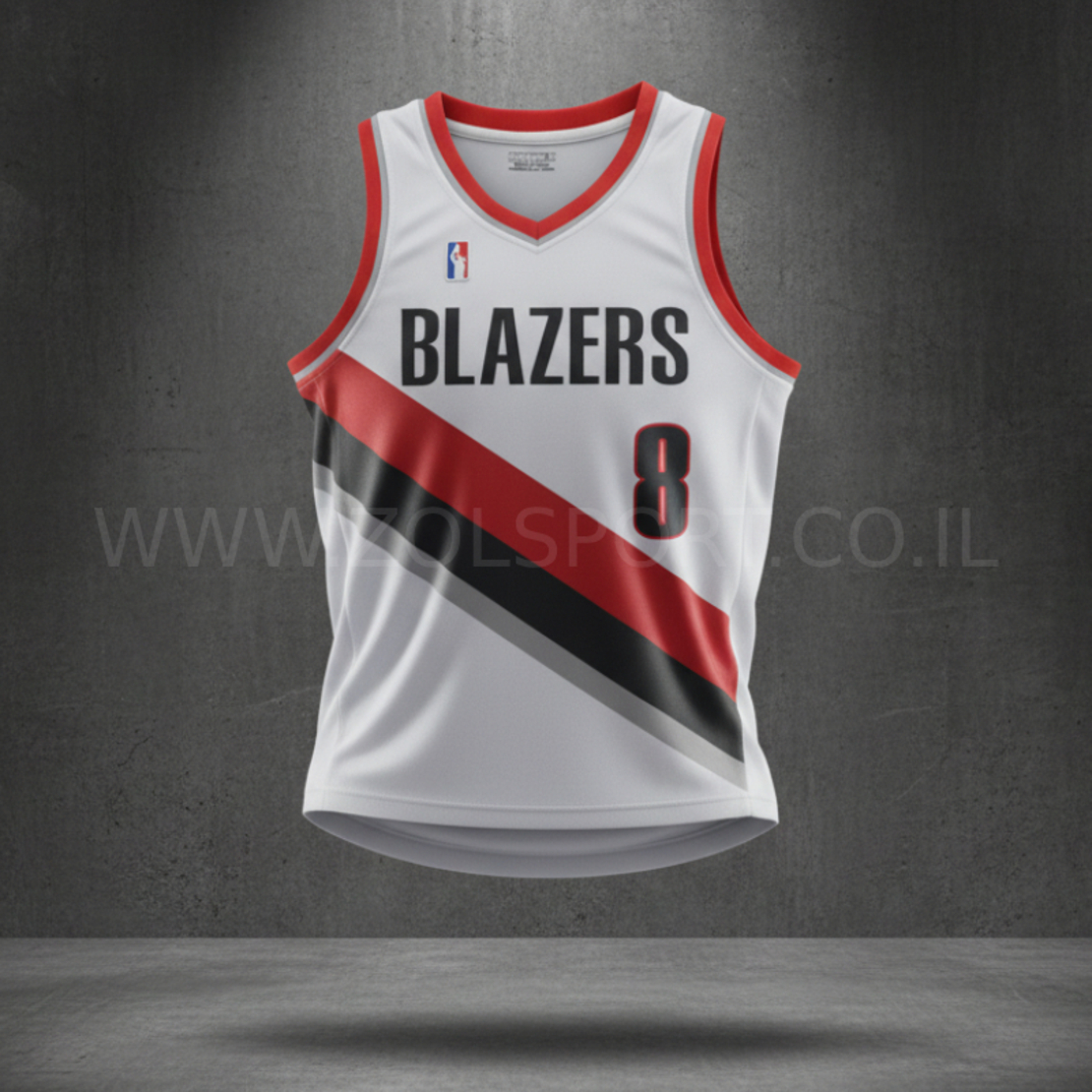 חליפת כדורסל פורטלנד אבדיה - לבן