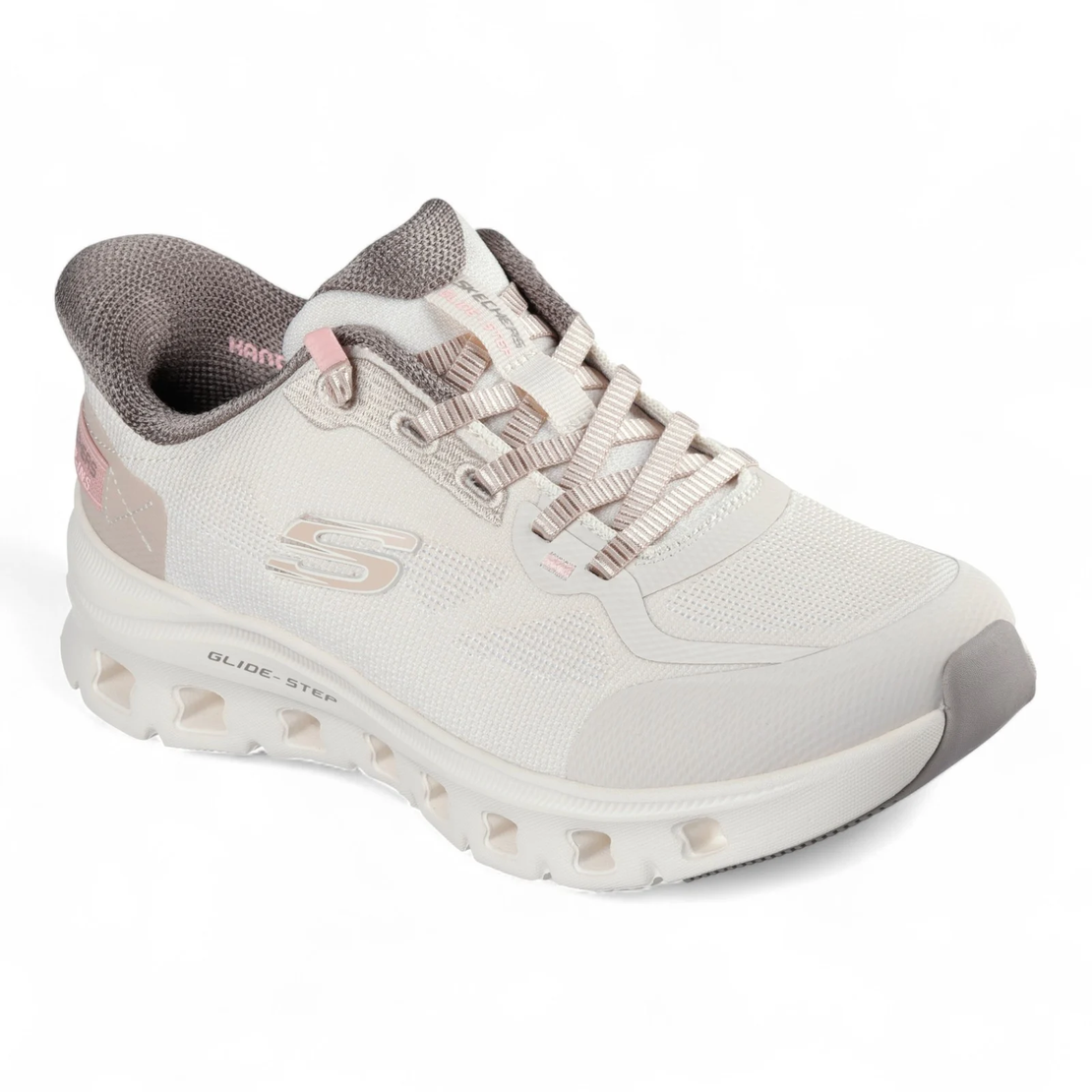 SKECHERS SLIP IN Glide-Step Pro סקצ'רס סליפ אין נשים קרם בהיר