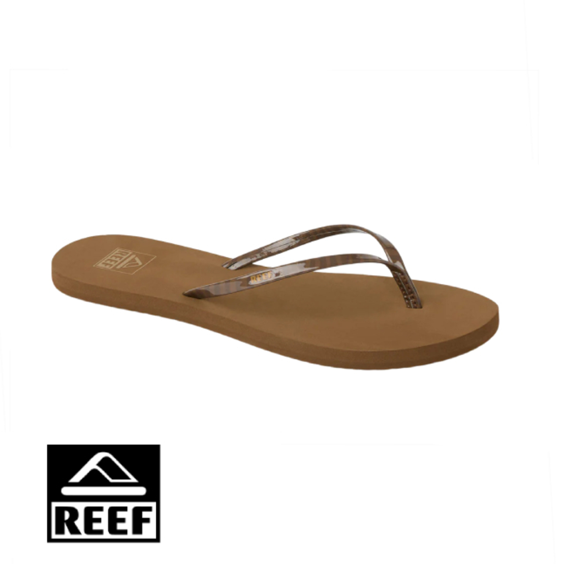 REEF Bliss Nights Chocolate Stripe כפכפי ריף לנשים חום שוקולד