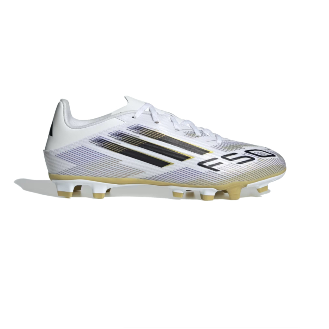 ADIDAS F50 אדידס כדורגל גברים לבן זהב
