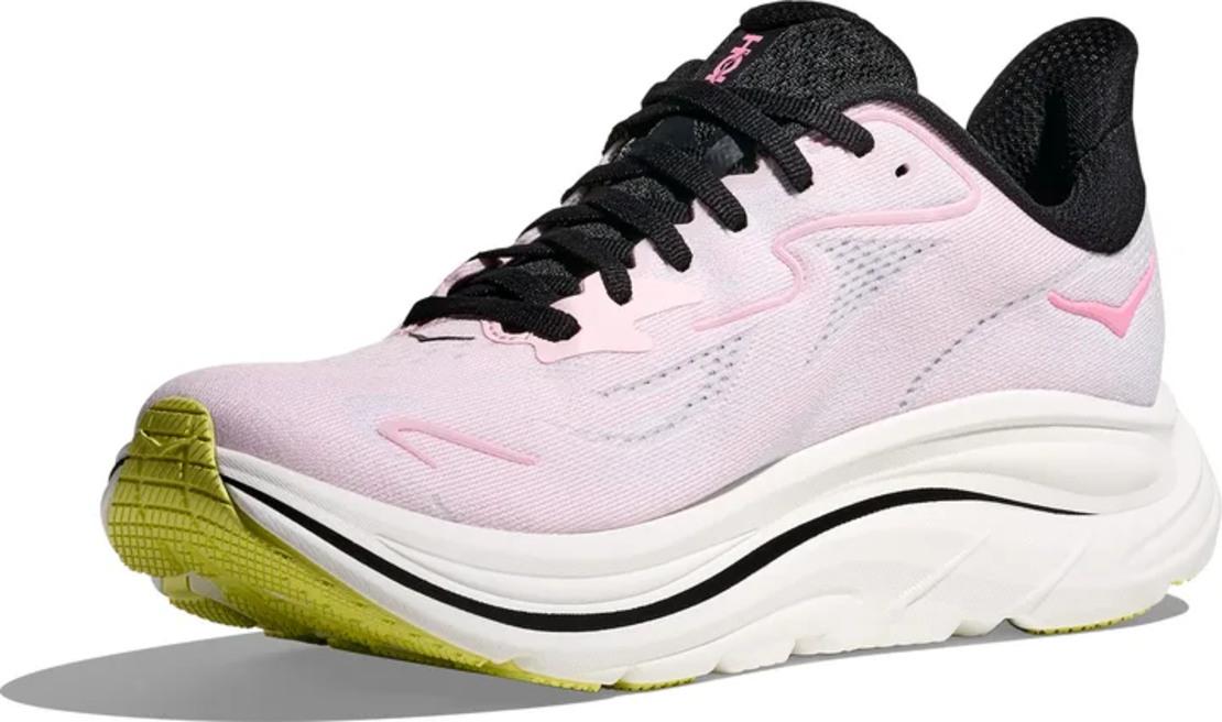 HOKA CLIFTON 10 WIDE הוקה נשים ורוד שחור