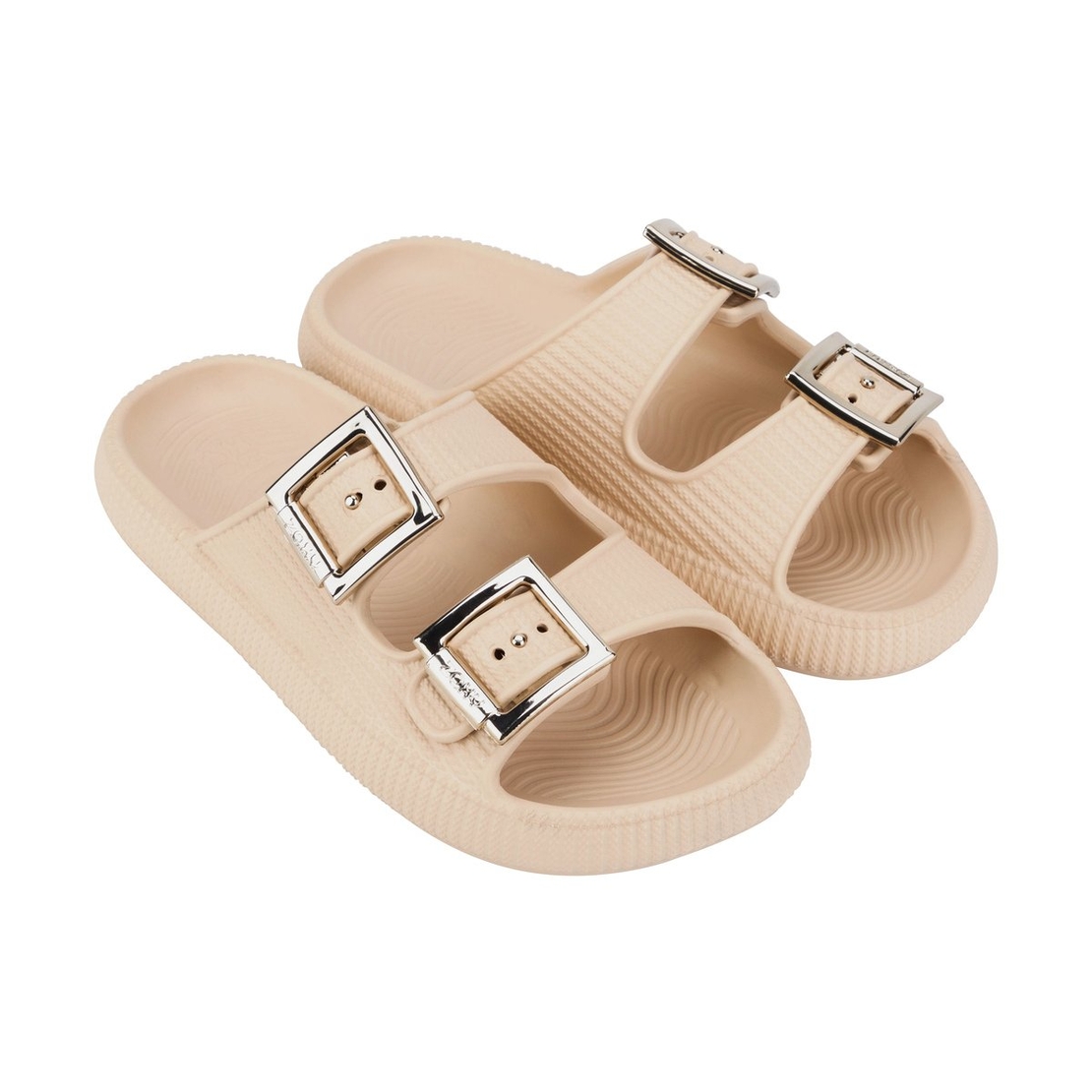 כפכפי גומי נשים LEVEZA ZAXY זקסי - קרם