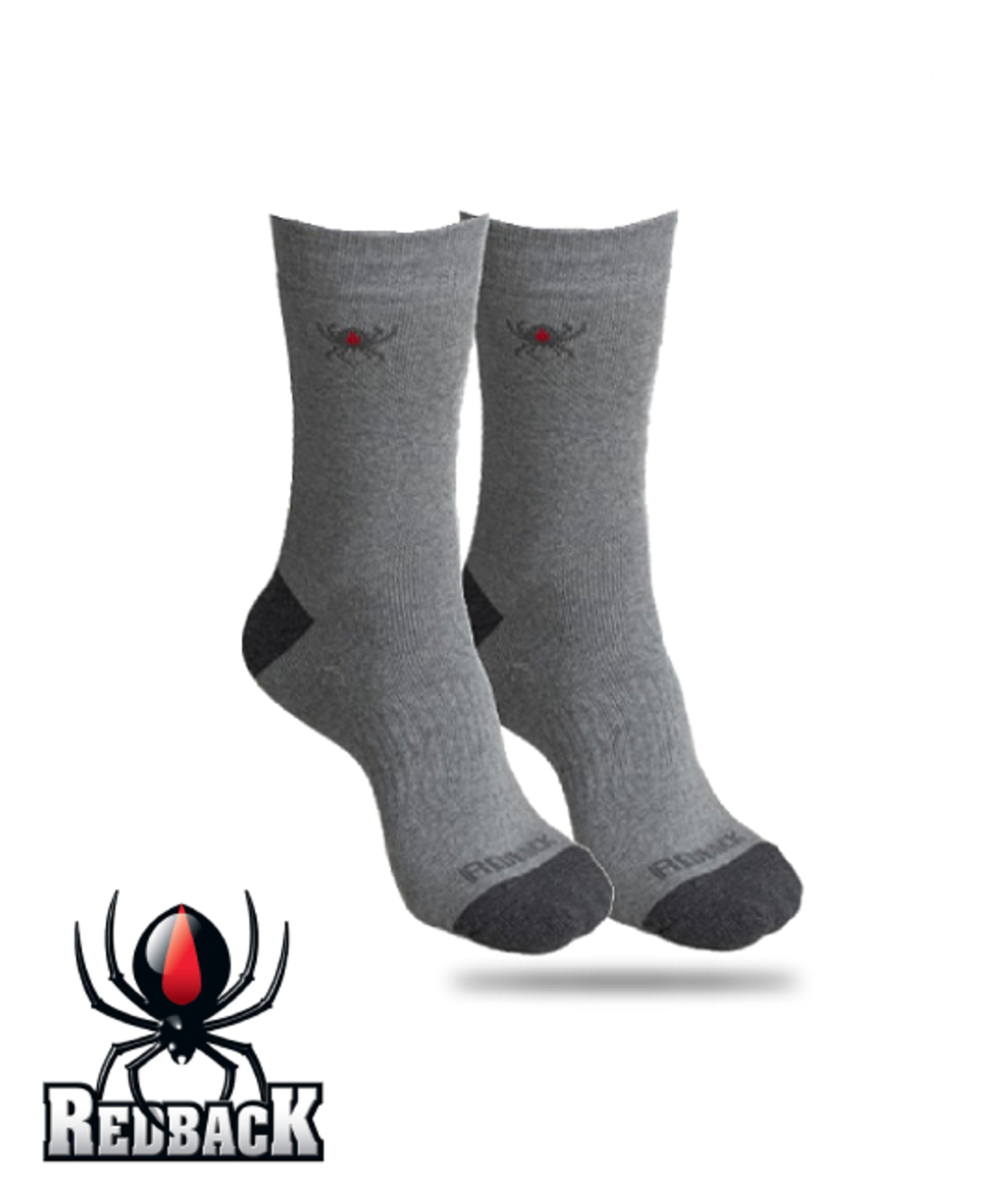 2 זוגות גרבי רדבק REDBACK אפור