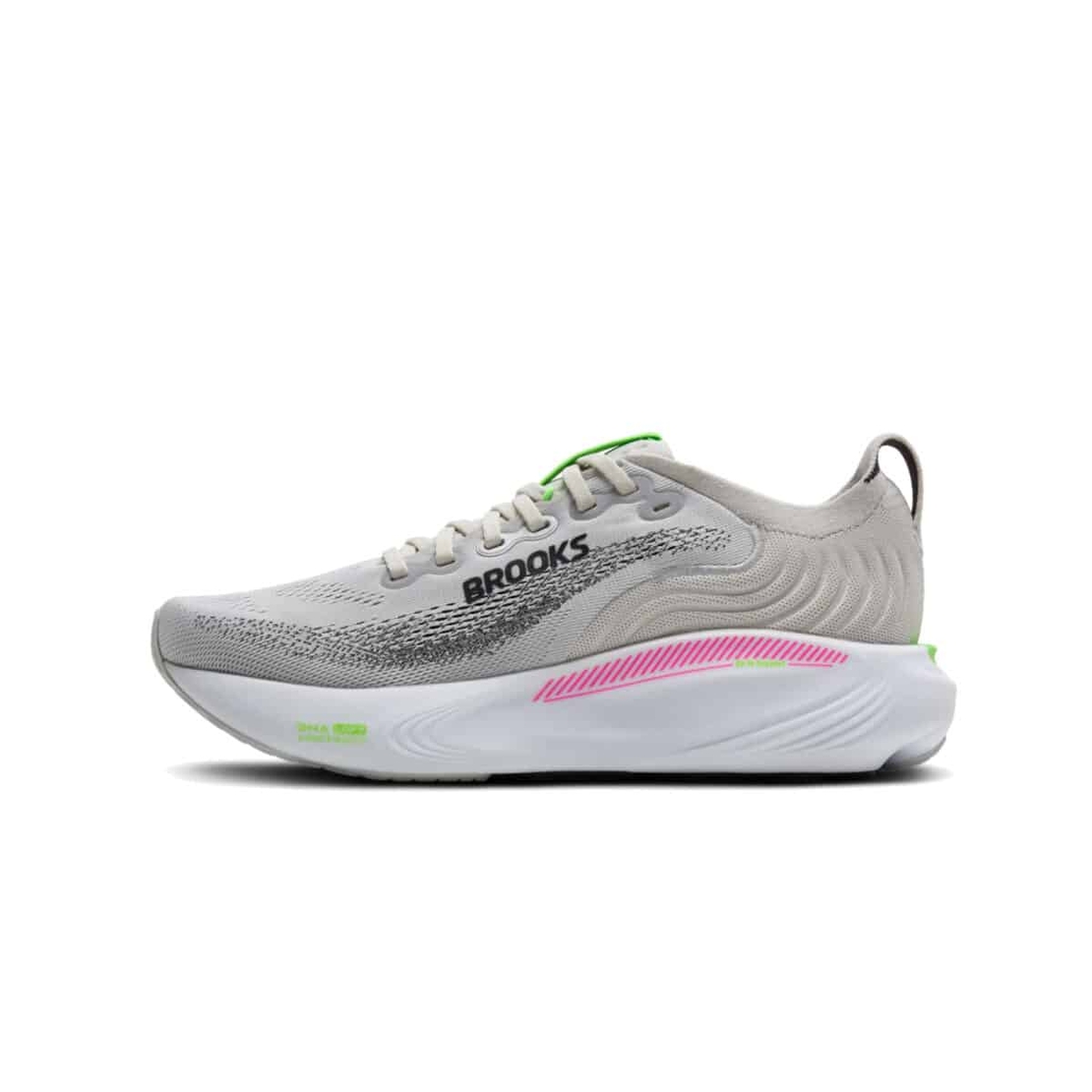 BROOKS ADRENALINE GTS 25 WIDE ברוקס נשים אפור ורוד