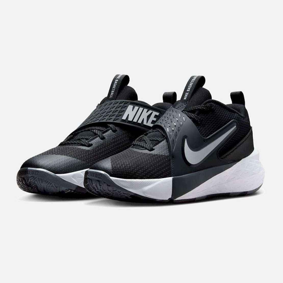 NIKE TEAM HUSTLE נייקי כדורסל נוער שחור לבן