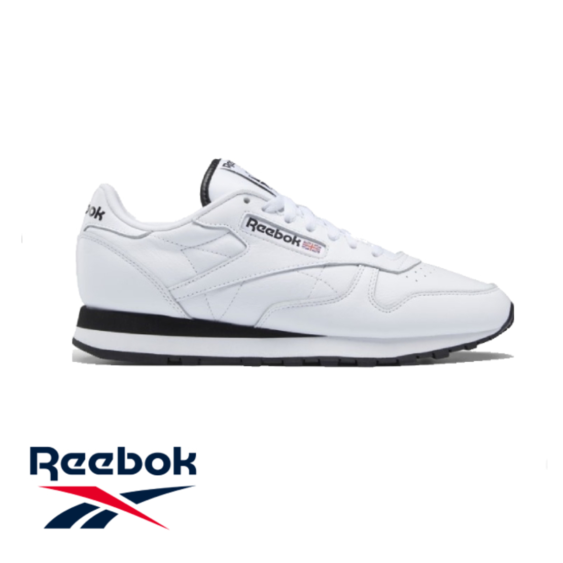 REEBOK CLASSIC LEATHER ריבוק גברים לבן שחור