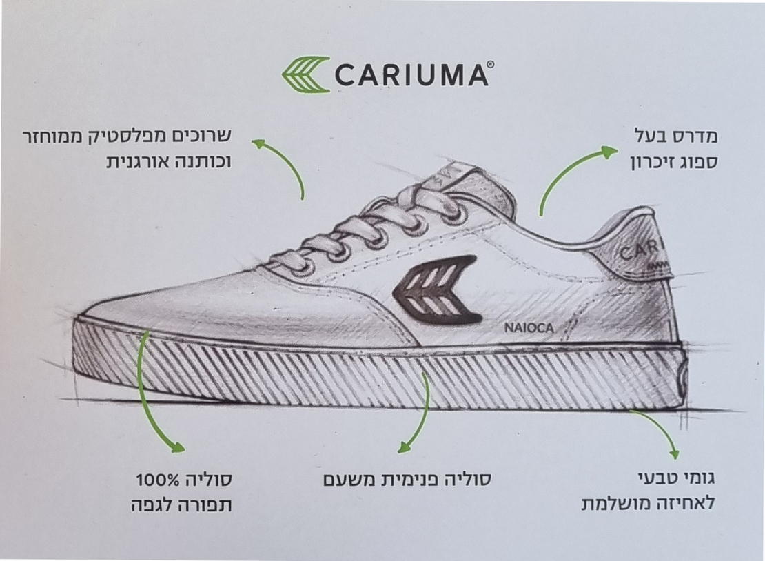 CARIUMA CATIBA PRO קריומה גברים שחור לבן