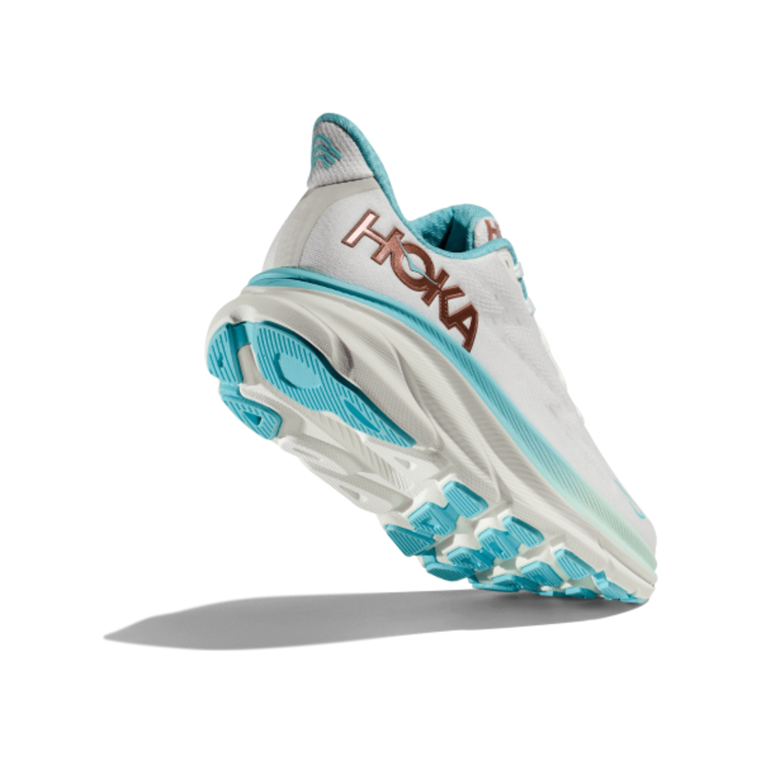 HOKA CLIFTON 9 הוקה נשים לבן תכלת
