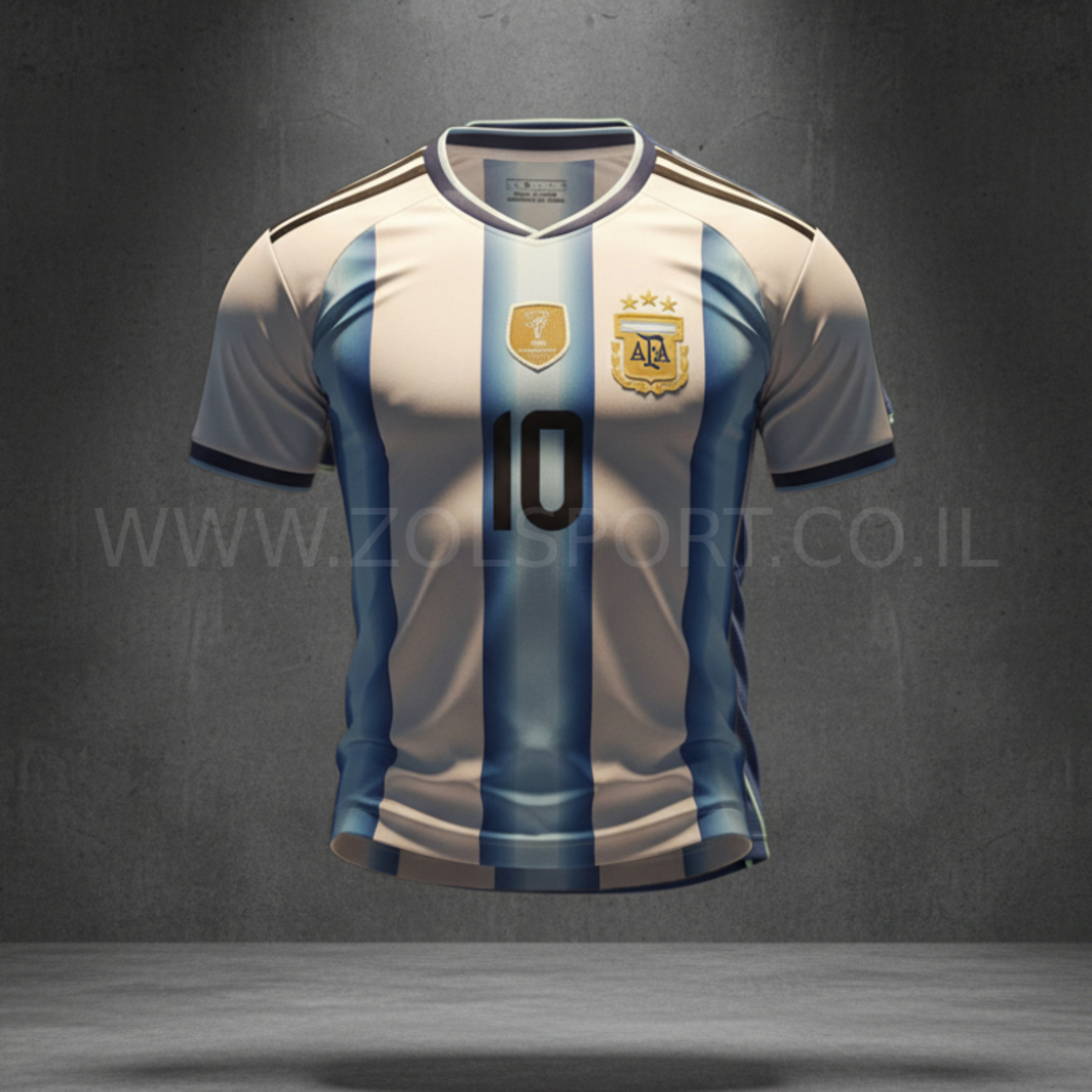 חליפות כדורגל ארגנטינה - מסי תכלת לבן