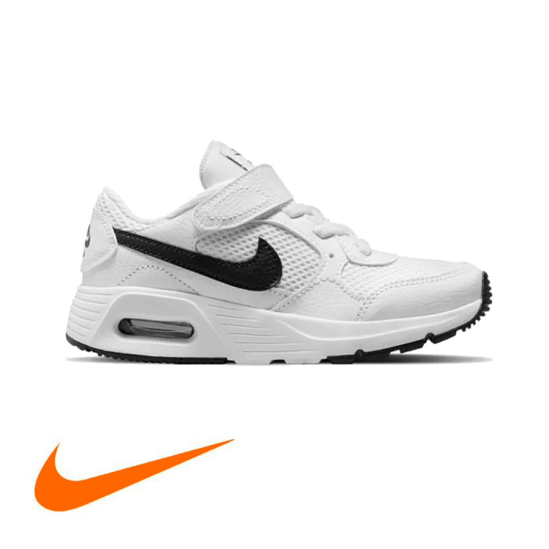 NIKE AIR MAX SC נייקי ילדים לבן שחור