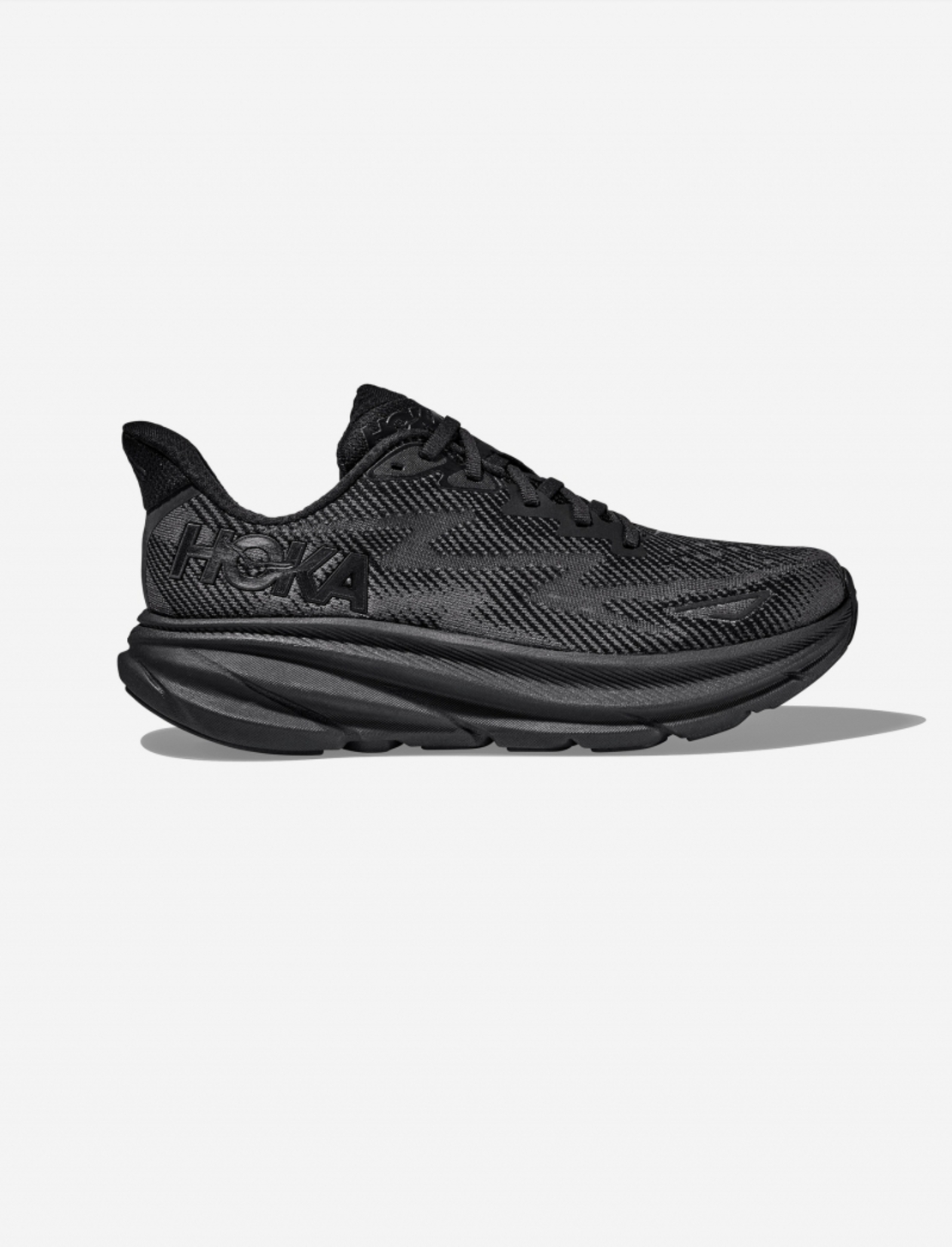 HOKA CLIFTON 9 2E הוקה גברים שחור