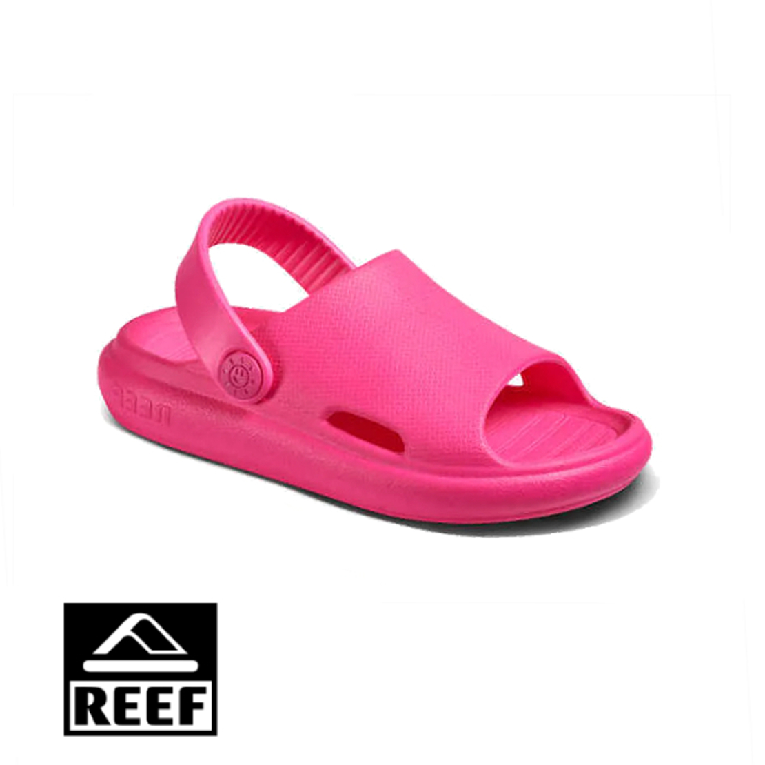 REEF Little Rio Slide Whisper White סנדלי תינוקות ורוד