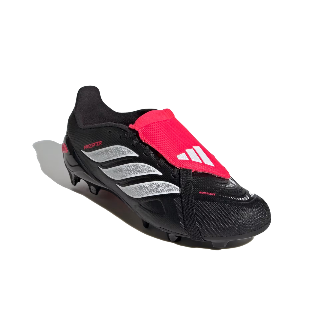 ADIDAS Predator League Fold-Over Tongue אדידס כדורגל ילדים שחור לבן אדום