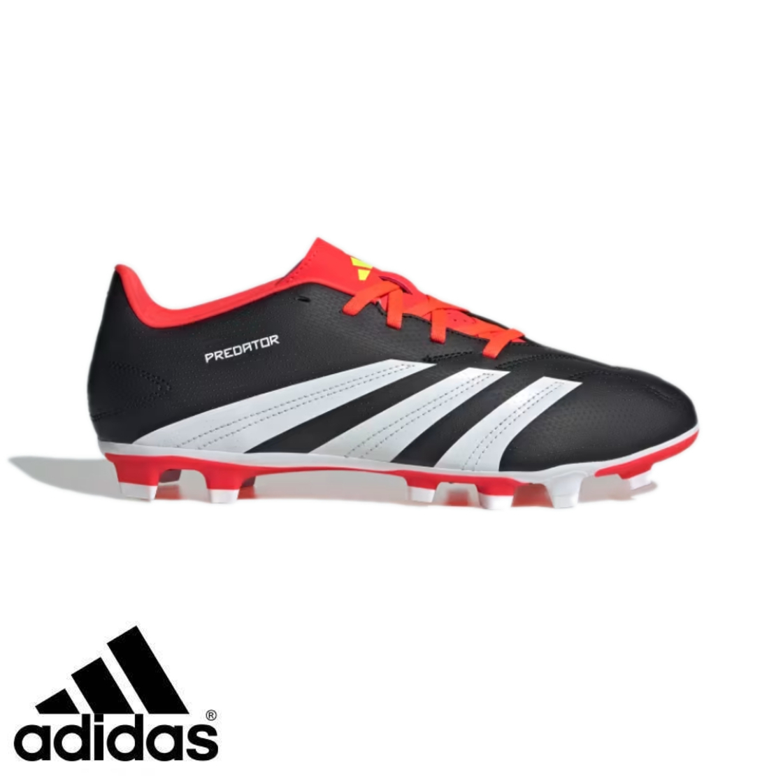 ADIDAS PREDATOR אדידס כדורגל גברים שחור לבן אדום
