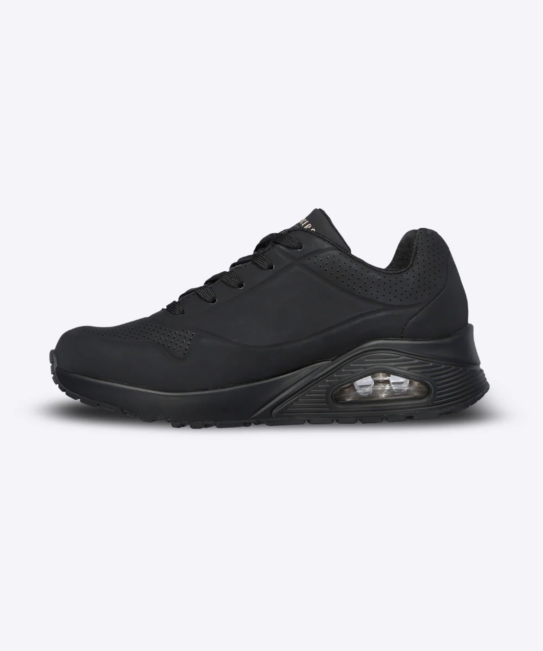 SKECHERS UNO סקצ'רס נשים שחור רחב