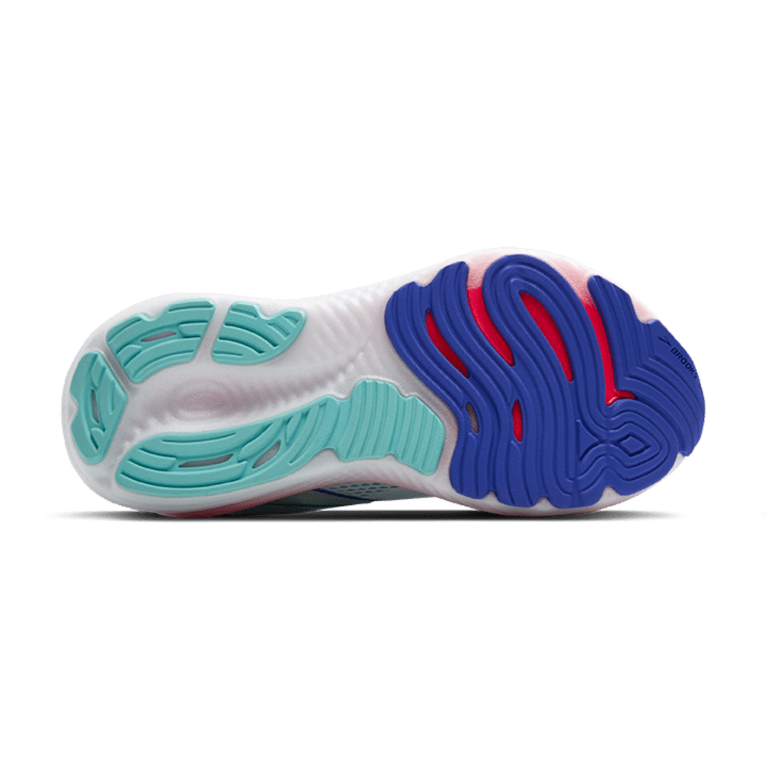 BROOKS GLYCERIN 22 WIDE ברוקס נשים לבן תכלת ורוד