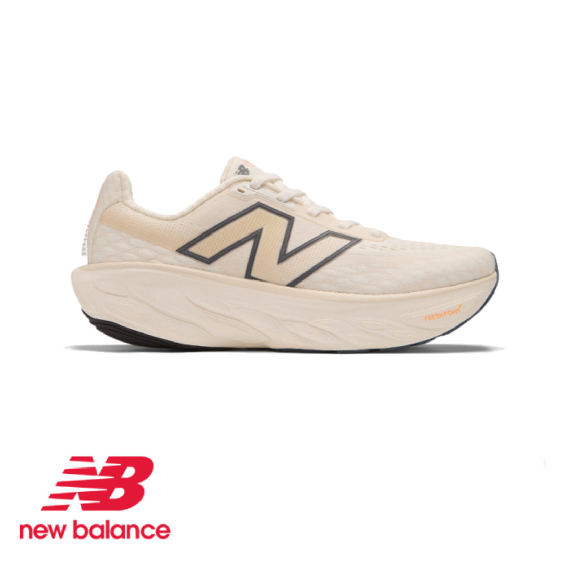 NEW BALANCE 1080 X Fresh Foam WIDE ניו באלאנס נשים רחב שמנת