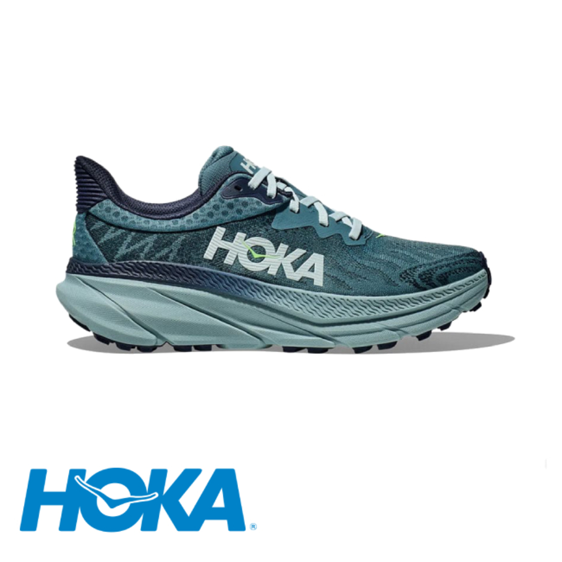 HOKA CHALLENGER 7 WIDE הוקה גברים טורקיז