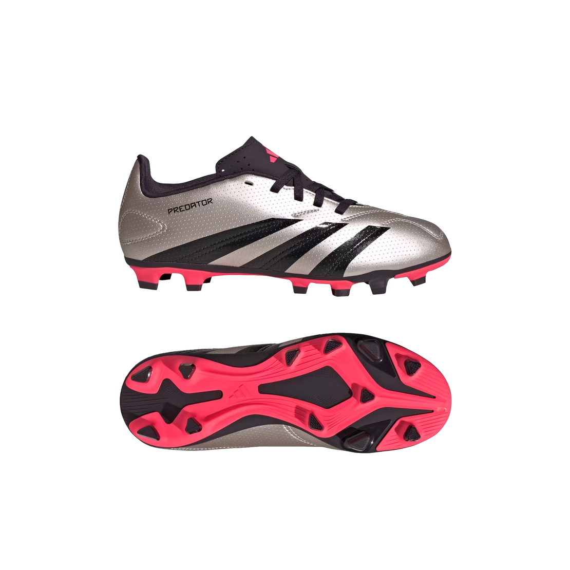 ADIDAS PREDATOR CLUB אדידס כדורגל ילדים כסוף שחור
