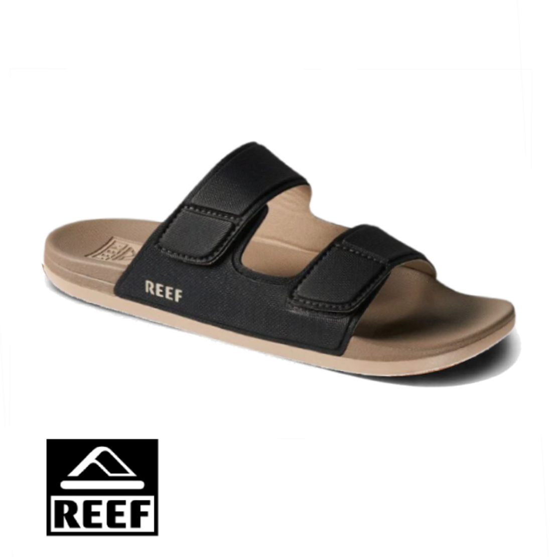 REEF Cushion Tradewind Black Fossil כפכפים לגבר חום שחור