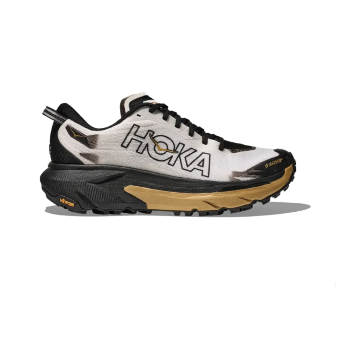 HOKA MAFATE 5 הוקה גברים שחור זהב לבן