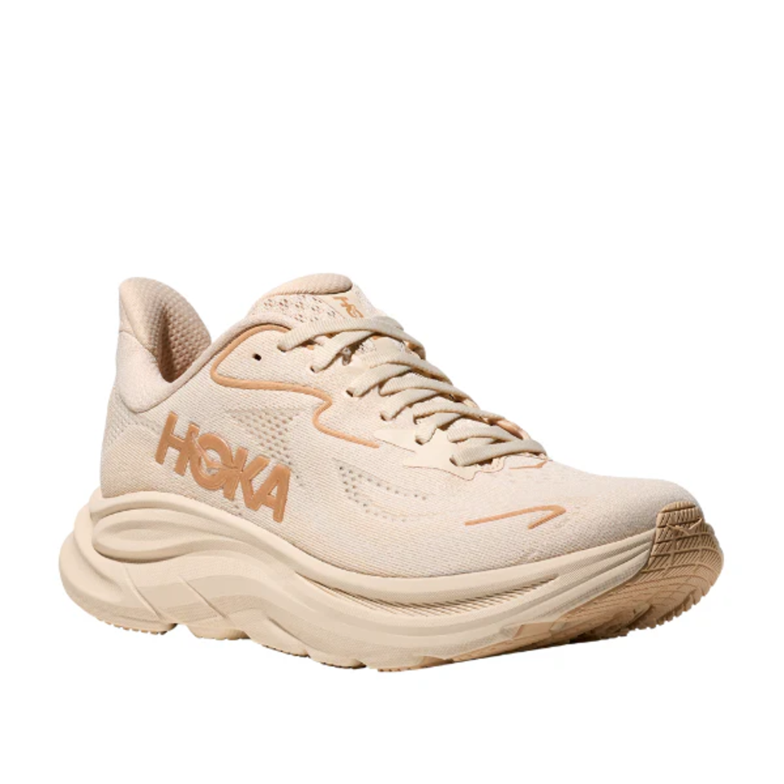 HOKA CLIFTON 10 WIDE הוקה נשים קרם