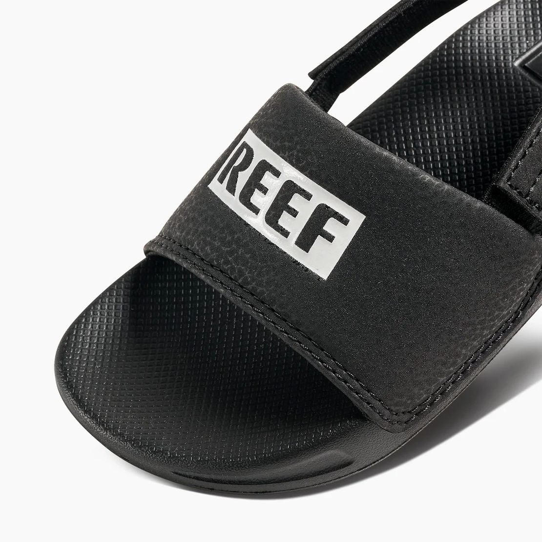 REEF Little One Slide Reef Black White ריף כפכפי תינוקות