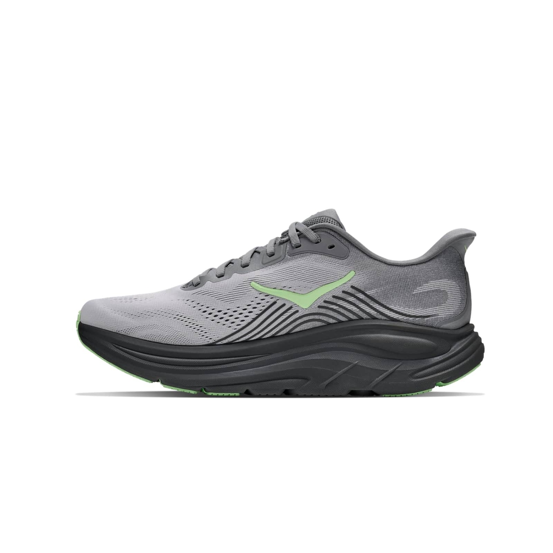 HOKA CLIFTON 11 2E הוקה גברים אפור ירקרק