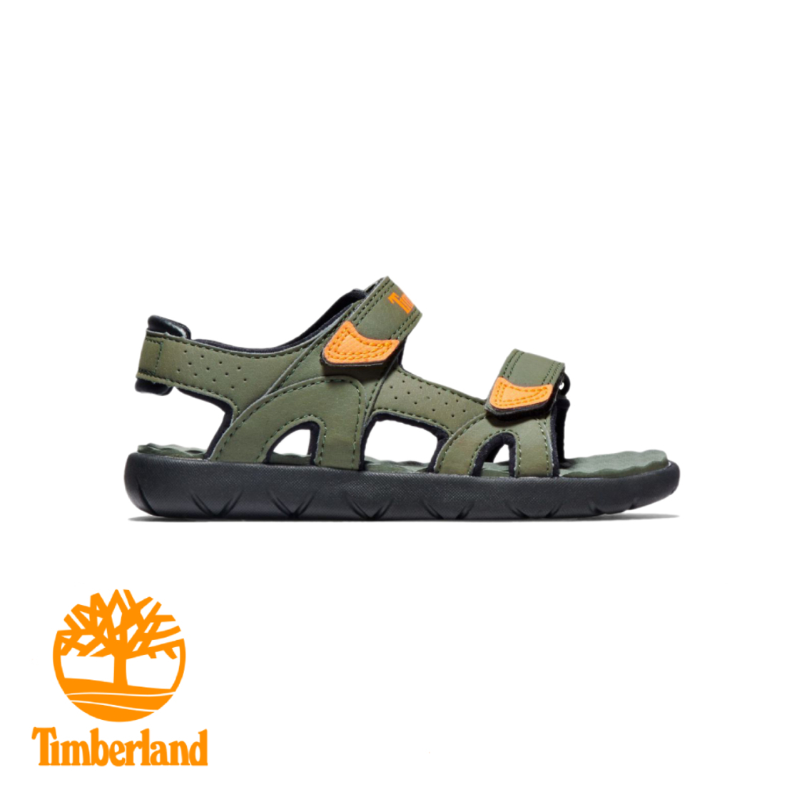 סנדל ילדים TIMBERLAND PERKINS ROW טימברלנד ירוק זית
