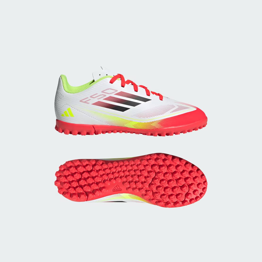 ADIDAS F50 אדידס קטרגל גברים לבן אדום צהוב