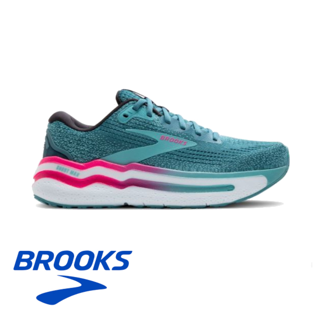 BROOKS GHOST MAX 2 1D ברוקס נשים תכלת ורוד