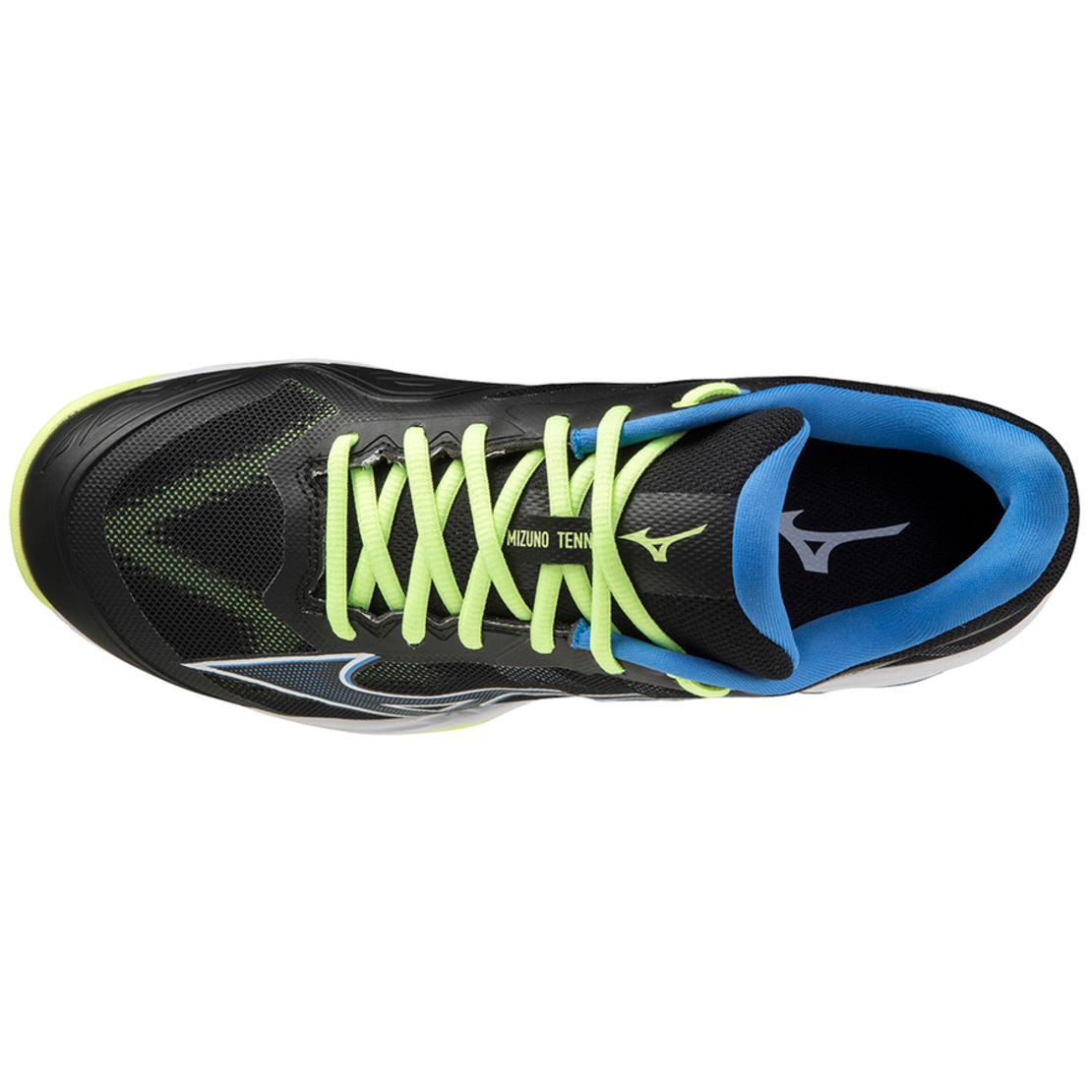 MIZUNO WAVE EXCEED LIGHT AC מיזונו טניס גברים שחור כחול צהוב