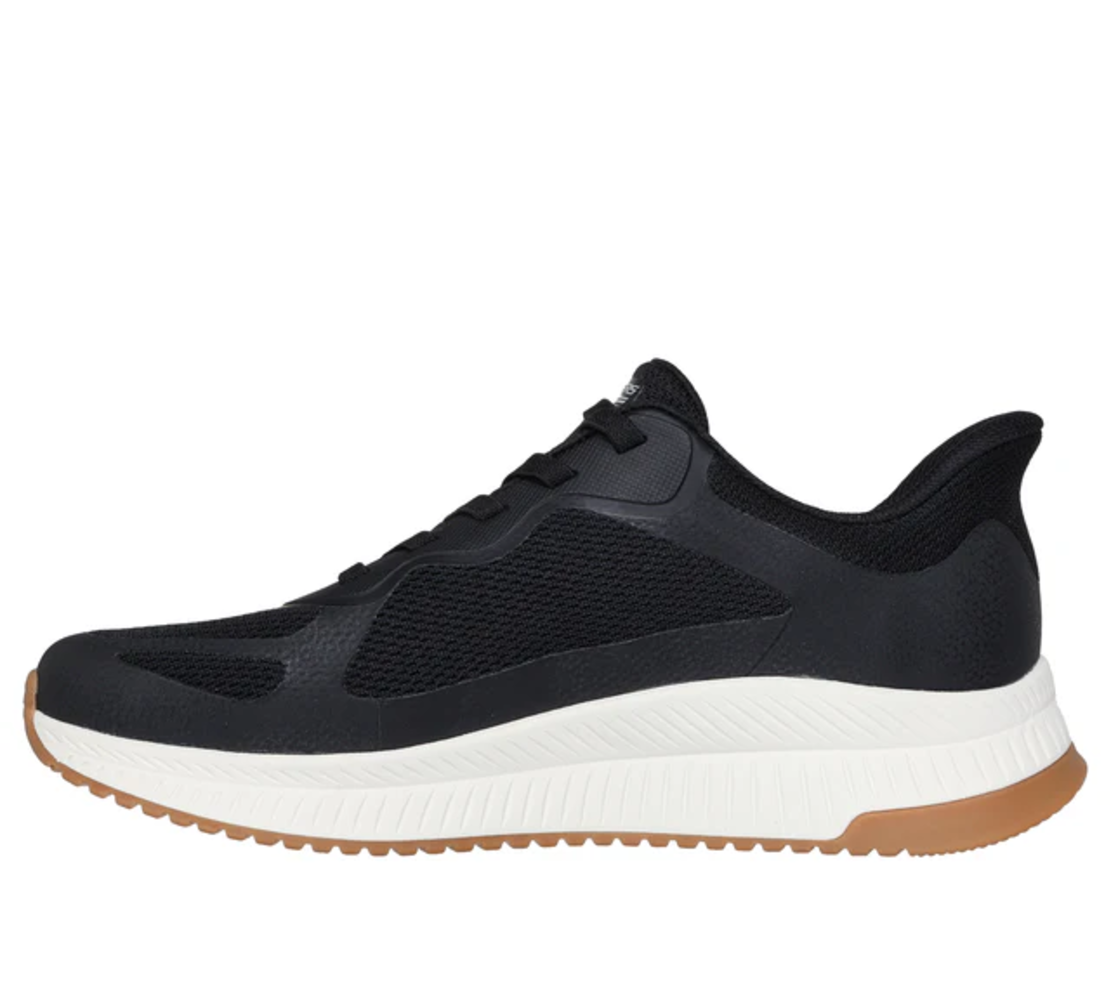 SKECHERS SLIP IN BOBS SPORT SQUAD CHAOS 4 סקצ'רס גברים שחור
