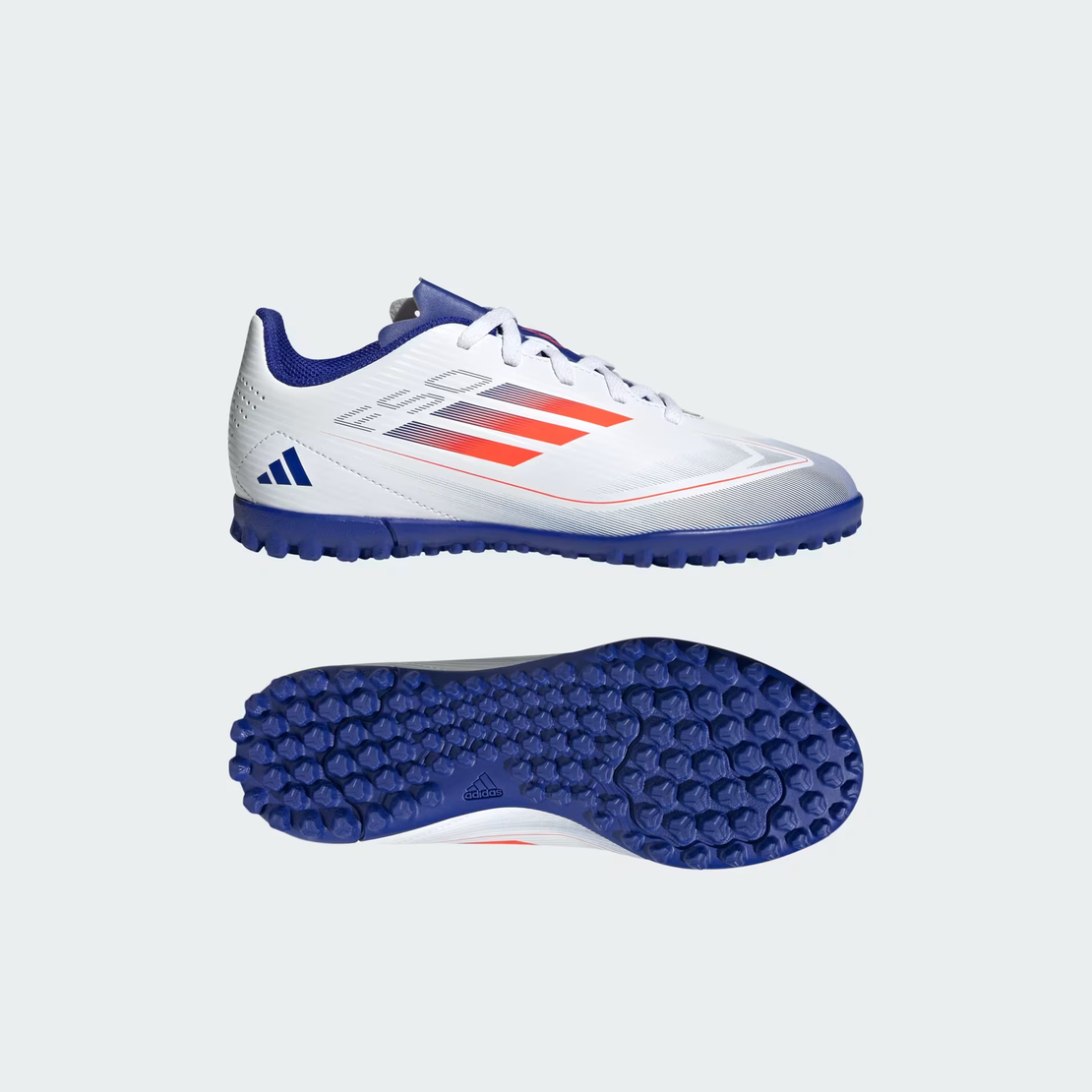 ADIDAS F50 CLUB אדידס קטרגל ילדים לבן כחול