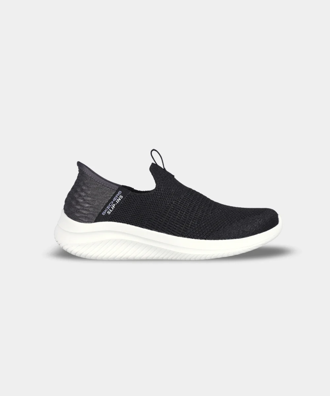 SKECHERS Slip in Ultra Flex 3.0 - Cozy Streak סקצ'רס נשים נעלי סליפ אין שחור לבן