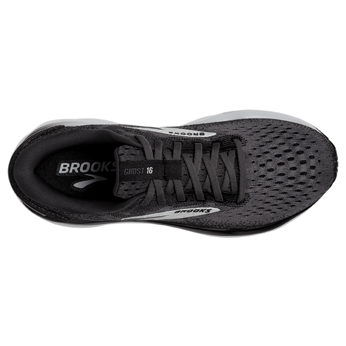 BROOKS GHOST 16 ברוקס גברים שחור לבן