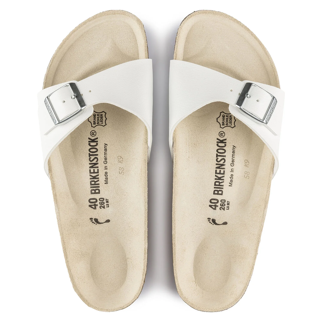 Birkenstock Madrid White בירקנשטוק נשים לבן