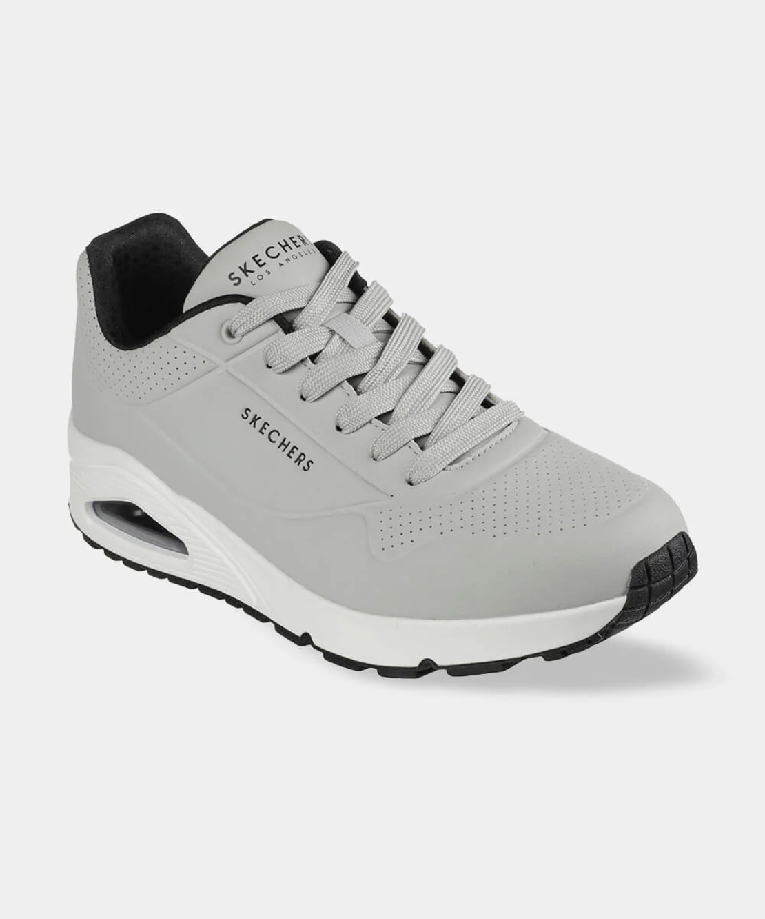 SKECHERS UNO סקצ'רס גברים אפור שחור